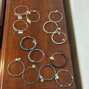 Set of 13 Alex and Ani Beaded Bracelets